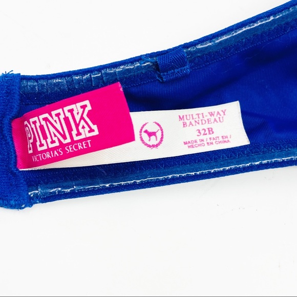 PINK Victoria Secret Multi Way Bandeau Bra 32B - Picture 6 of 8